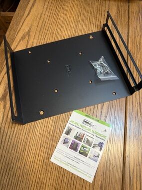 XBOX ONE wall mount. HIDEit Black Steel